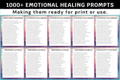 Emotional Healing Prompts for Personal Growth - CraftNest - Digital Crafting and Art