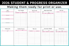 Student Progress Organizer for Effective Tracking - CraftNest - Digital Crafting and Art