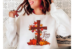 Faithful Fall Decor Cross With Pumpkins Clipart Bundle - CraftNest - Digital Crafting and Art