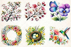 Spring Clipart Bundle 7 - CraftNest - Digital Crafting and Art