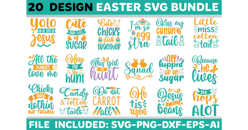 Easter SVG Bundle 4 - CraftNest - Digital Crafting and Art