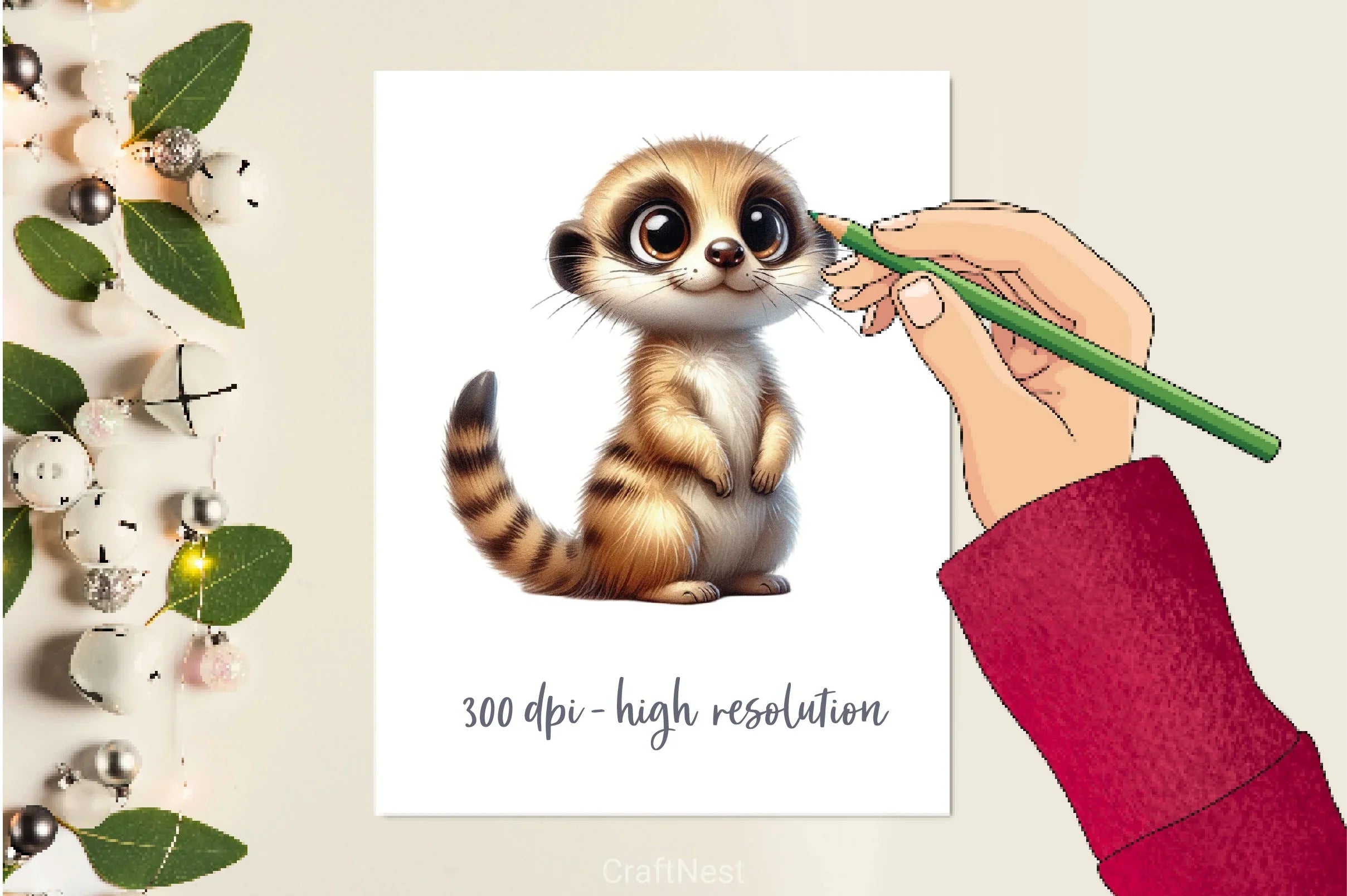 Curious Meerkat Clipart Bundle 2 - CraftNest - Digital Crafting and Art
