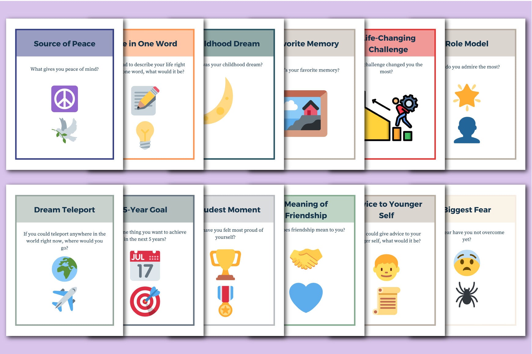 Conversation Starter Cards for Engaging Discussions
