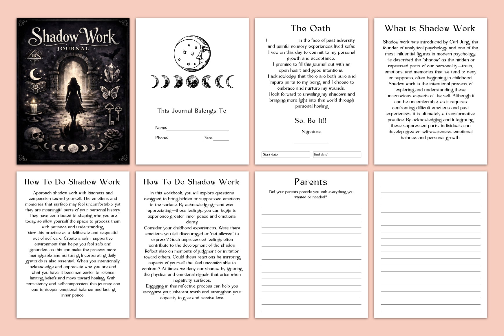 Shadow Work Journal for Personal Growth