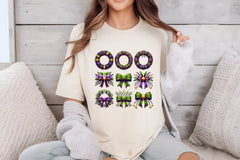 Wreath Bow Mardi Gras Clipart Bundle 2 - CraftNest - Digital Crafting and Art