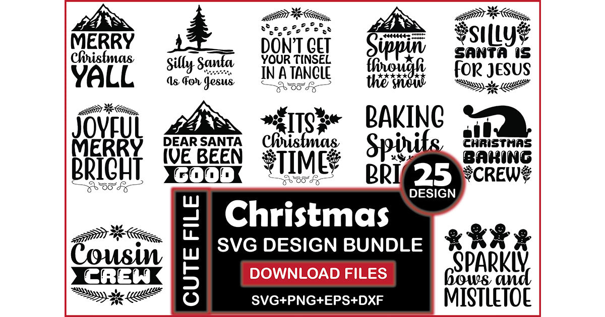Christmas 23 SVG Bundle - CraftNest - Digital Crafting and Art