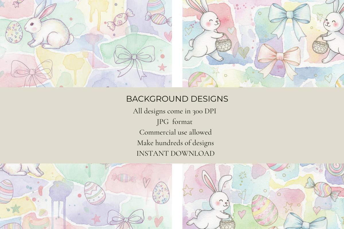 Pastel Easter Junk Journal Papers