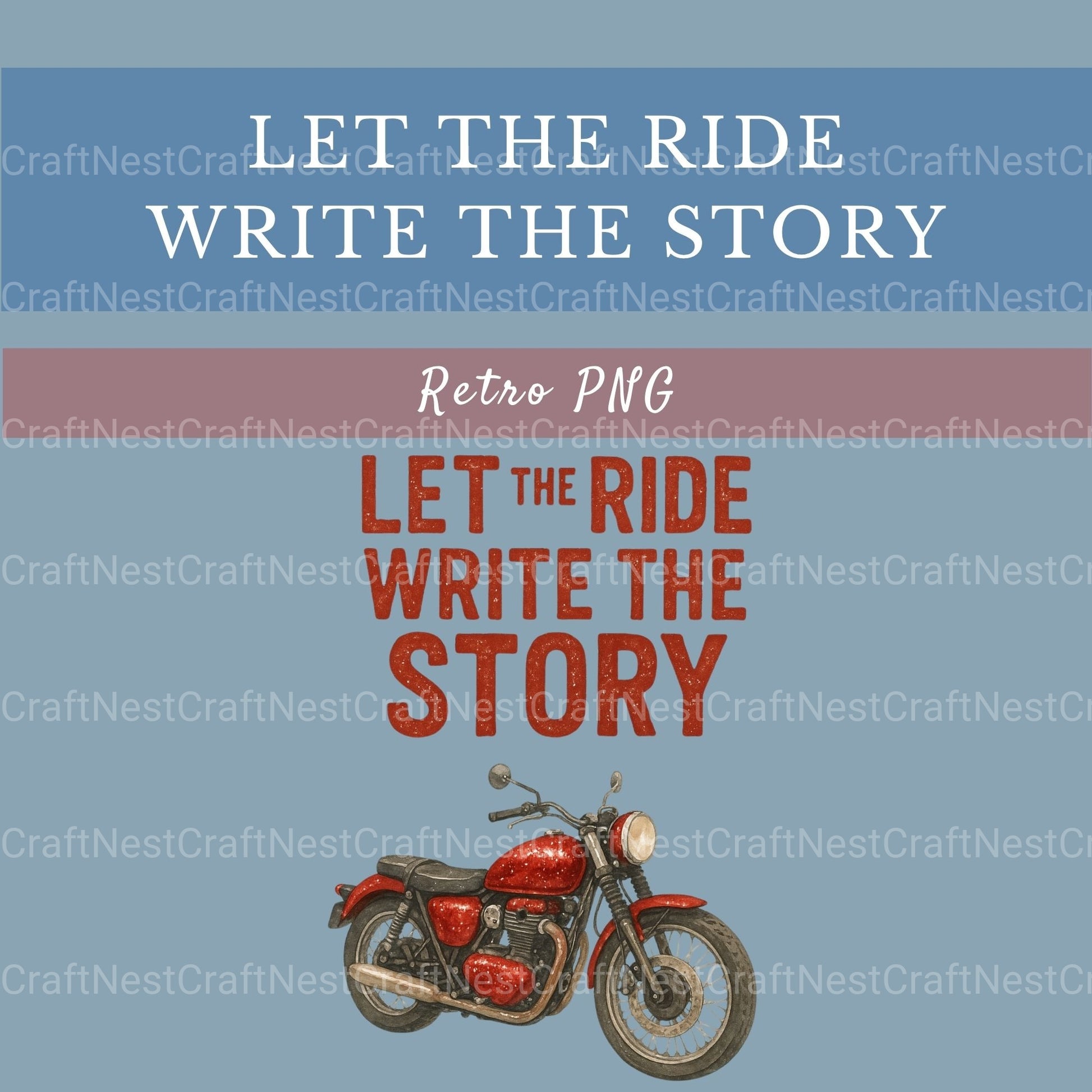 Let The Ride Write The Story Clipart Bundle - CraftNest - Digital Crafting and Art