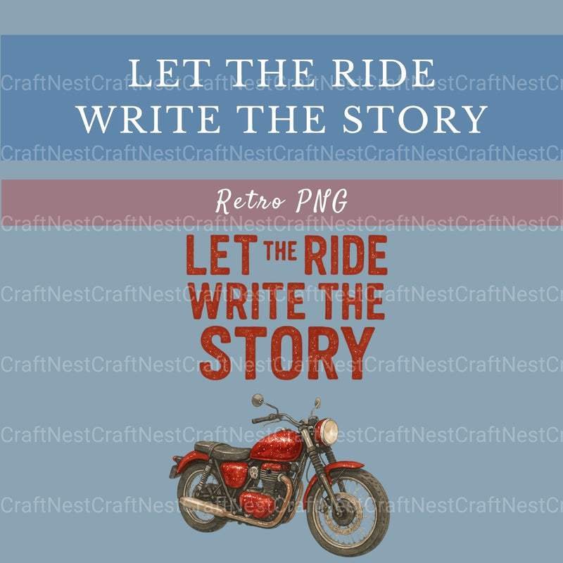Let The Ride Write The Story Clipart Bundle - CraftNest - Digital Crafting and Art