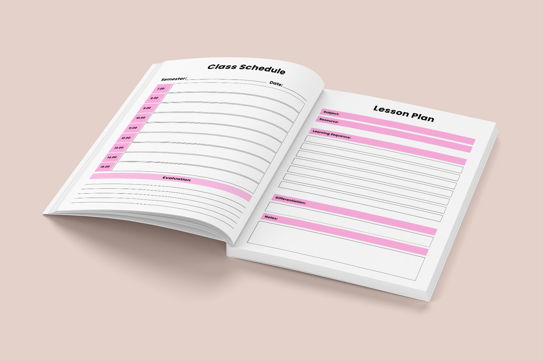 Teacher Classroom Planner