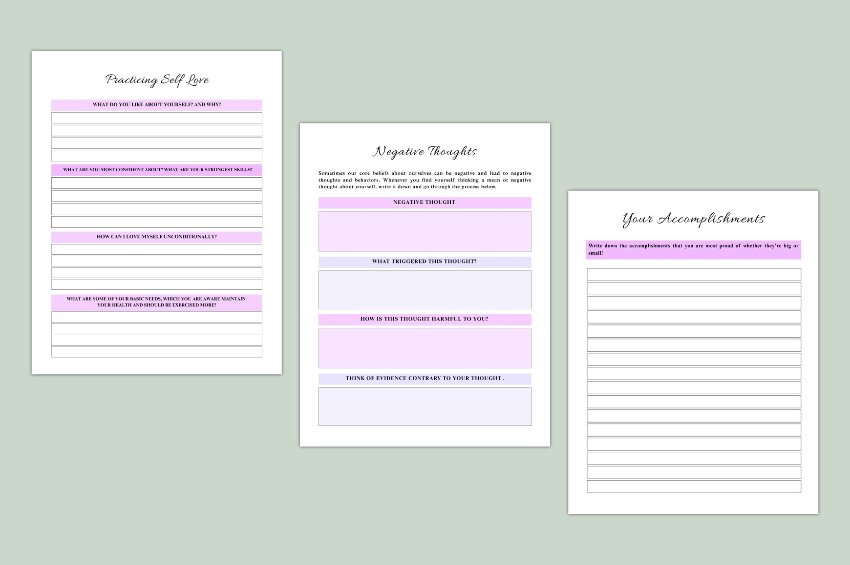 Soul Search Workbook