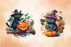 Black Cat Clipart Bundle 11 - CraftNest - Digital Crafting and Art