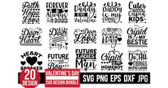 Valentine's Day SVG Bundle 25 - CraftNest - Digital Crafting and Art