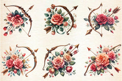 Cupid Arrow Clipart Bundle - CraftNest - Digital Crafting and Art