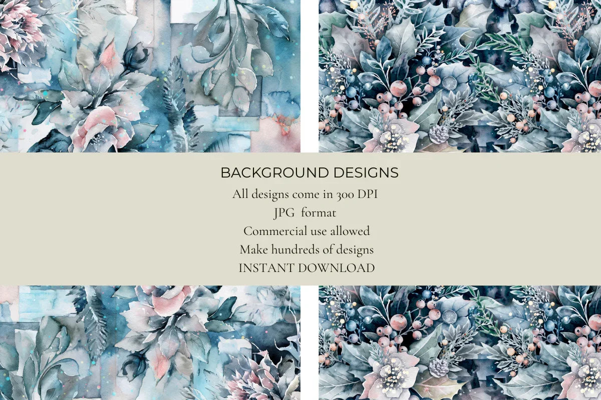 Enchanted Florals Junk Journal Papers - CraftNest - Digital Crafting and Art
