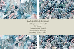 Enchanted Florals Junk Journal Papers - CraftNest - Digital Crafting and Art