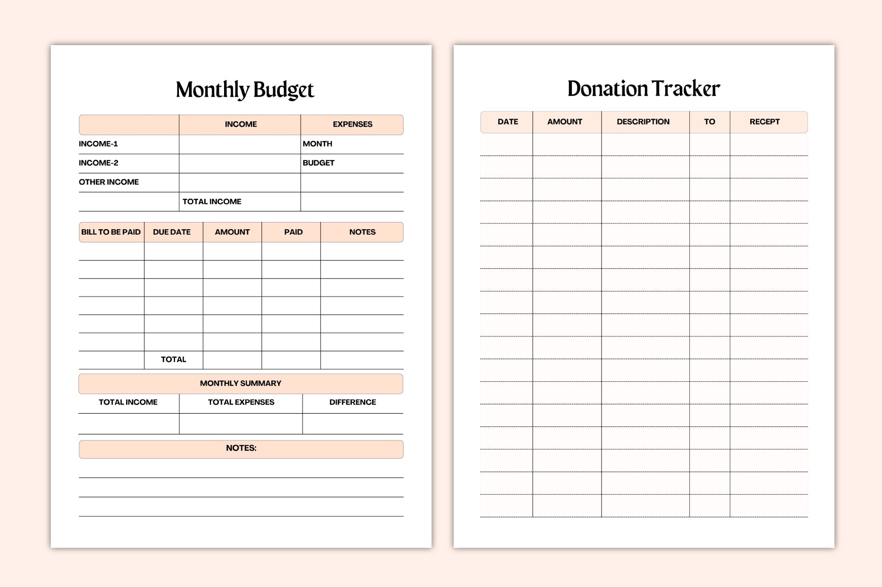 Financial Budget Planner