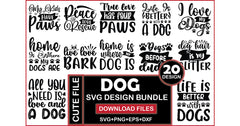 Dog SVG Bundle 14 - CraftNest - Digital Crafting and Art