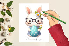 Easter Bunny Clipart Bundle 4 - CraftNest - Digital Crafting and Art