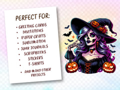 Vintage Pin Up Halloween Girl Clipart Bundle ,11 - CraftNest - Digital Crafting and Art