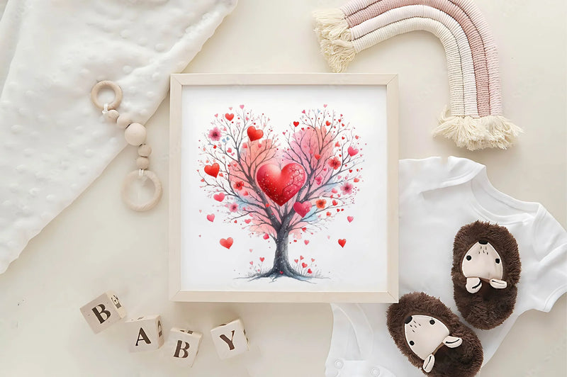 Heart Tree Clipart Bundle - CraftNest - Digital Crafting and Art