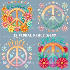 Peace Signs Clipart Bundle - CraftNest - Digital Crafting and Art