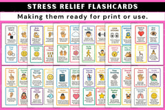 Stress Relief Flashcards for Relaxation - CraftNest - Digital Crafting and Art