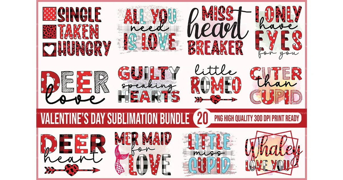 Valentine's Day Clipart Bundle 8 - CraftNest - Digital Crafting and Art