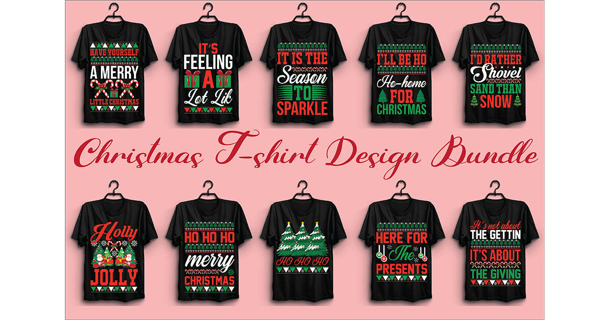 Christmas T Shirt Bundle 20 - CraftNest - Digital Crafting and Art