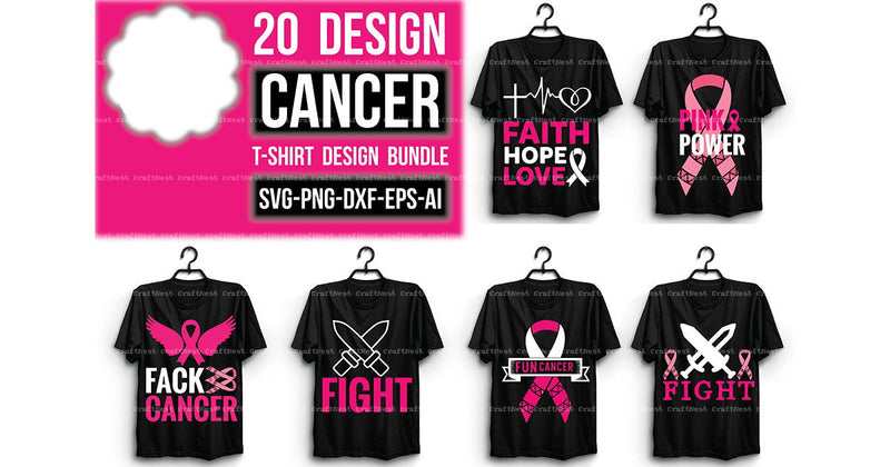 Cancer Design SVG Bundle - CraftNest - Digital Crafting and Art