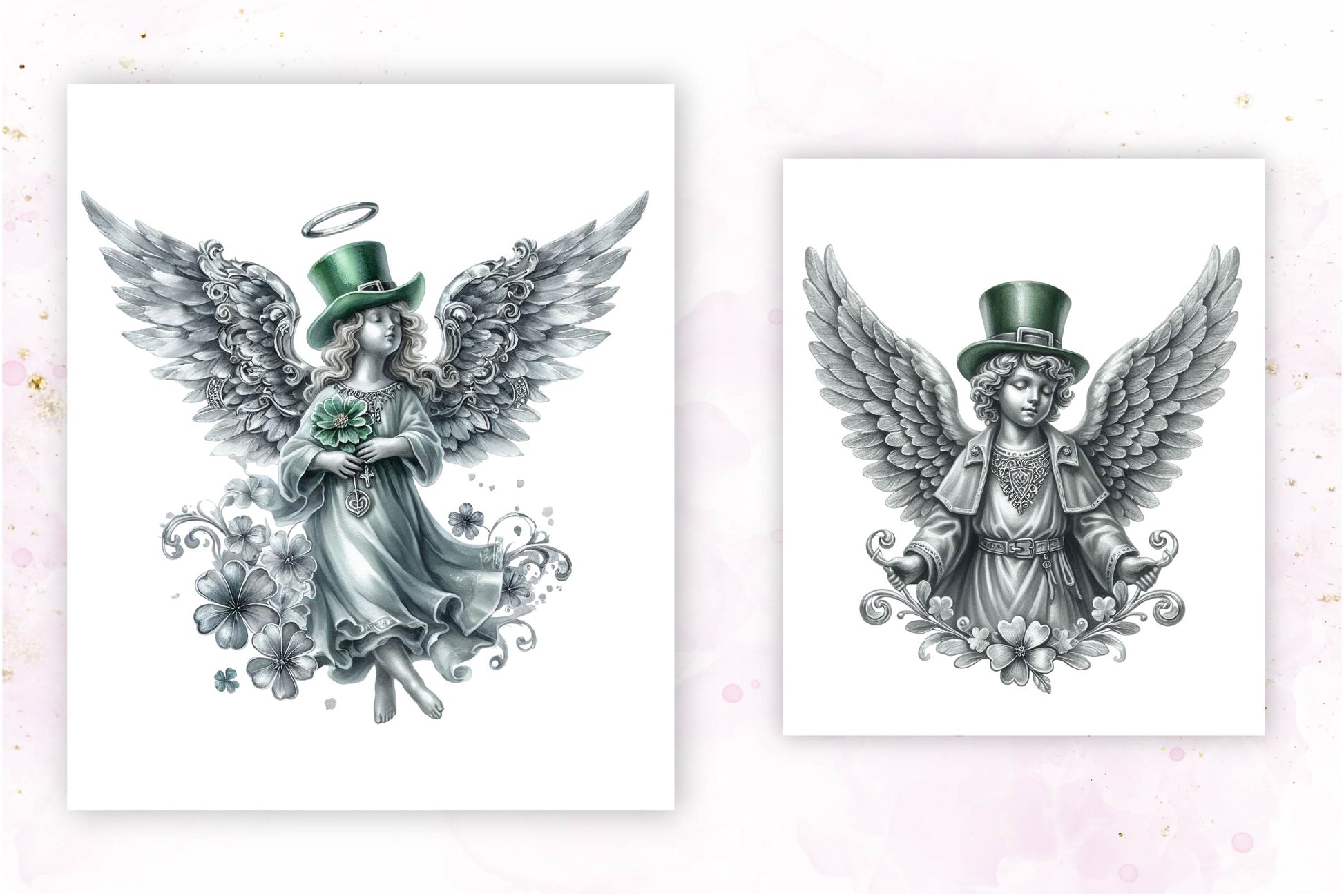Cute Fairy St Patrick'S Day Clipart Bundle - CraftNest - Digital Crafting and Art