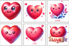 Valentine's Day Heart Clipart Bundle 3 - CraftNest - Digital Crafting and Art