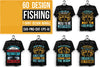 Fishing T-Shirt Design SVG Bundle 1