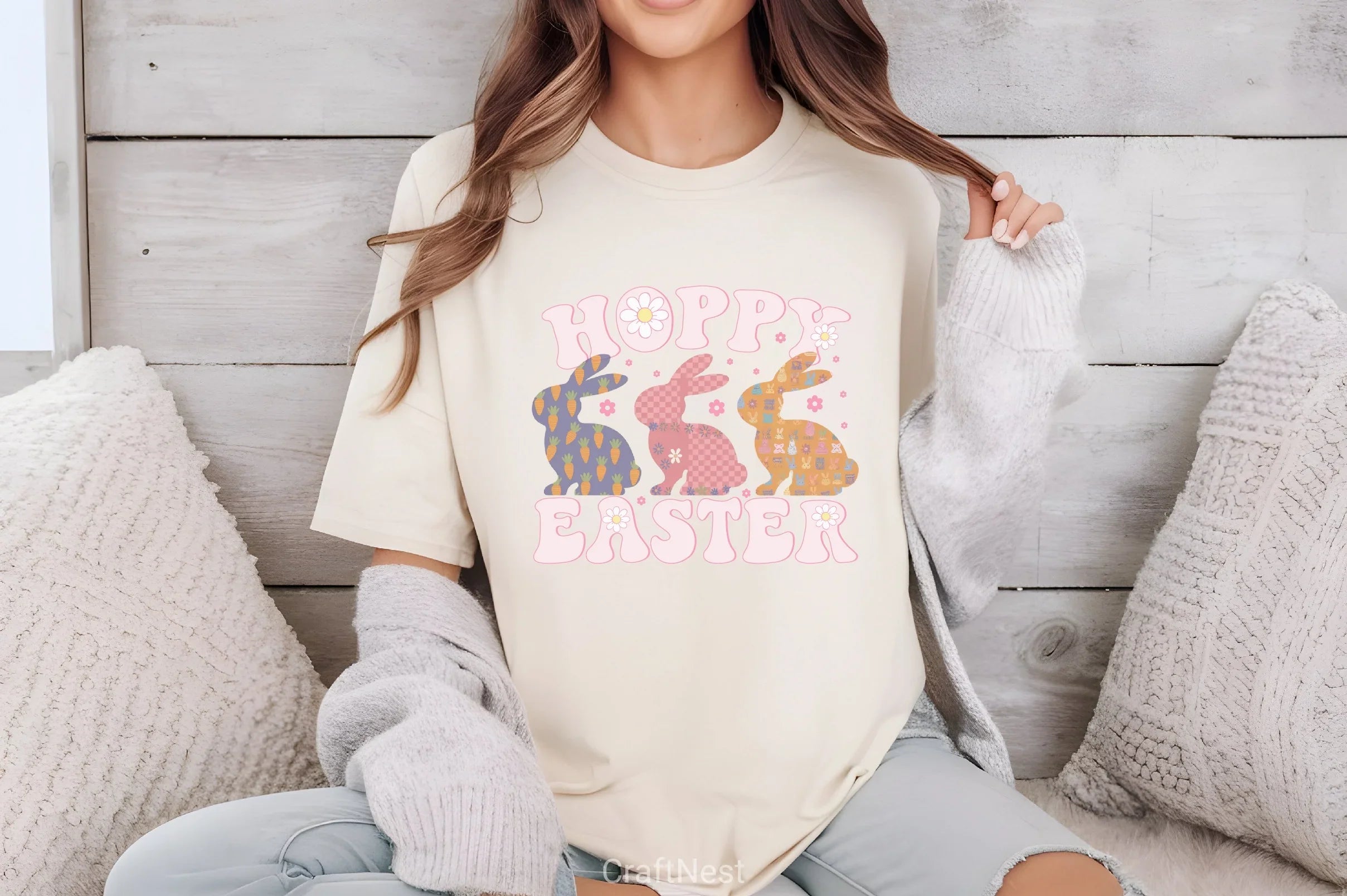 Hoppy Easter Bunny Clipart Bundle 45 - CraftNest - Digital Crafting and Art