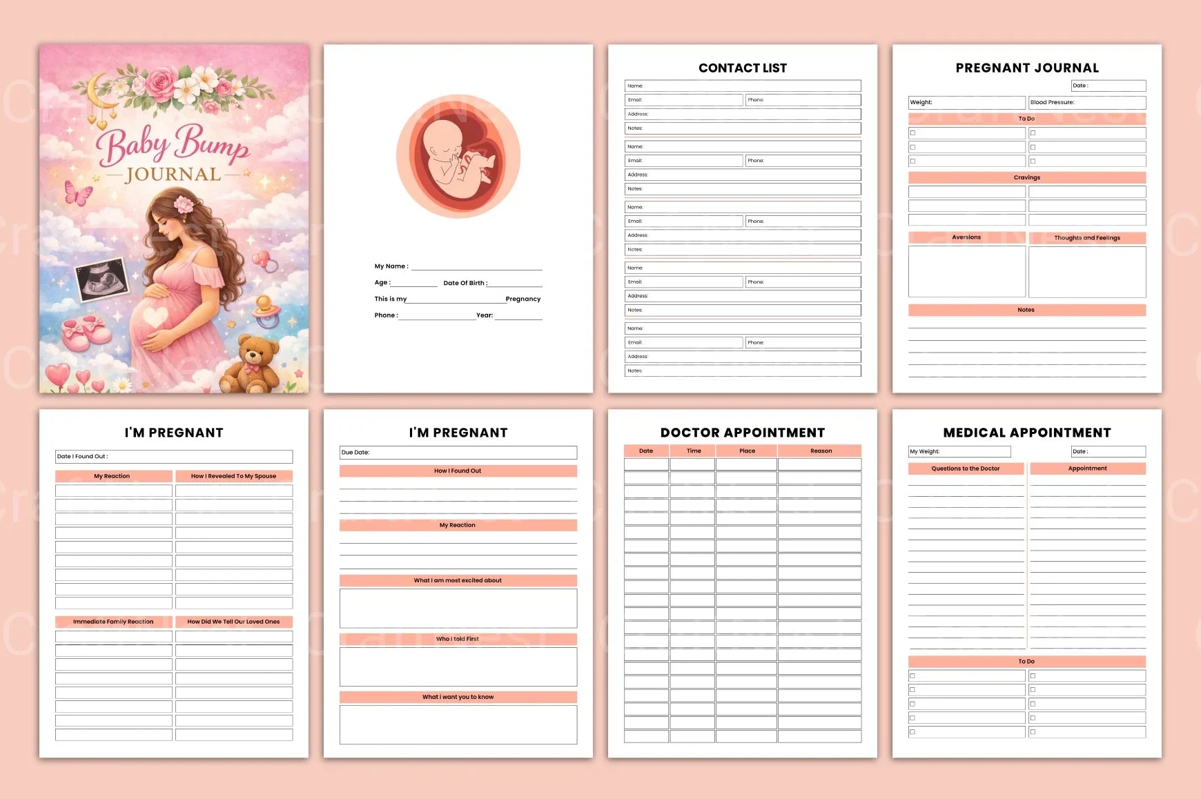 Baby Bump: Pregnancy Journey - CraftNest - Digital Crafting and Art