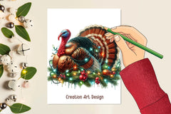 Christmas Turkey Clipart Bundle - CraftNest - Digital Crafting and Art