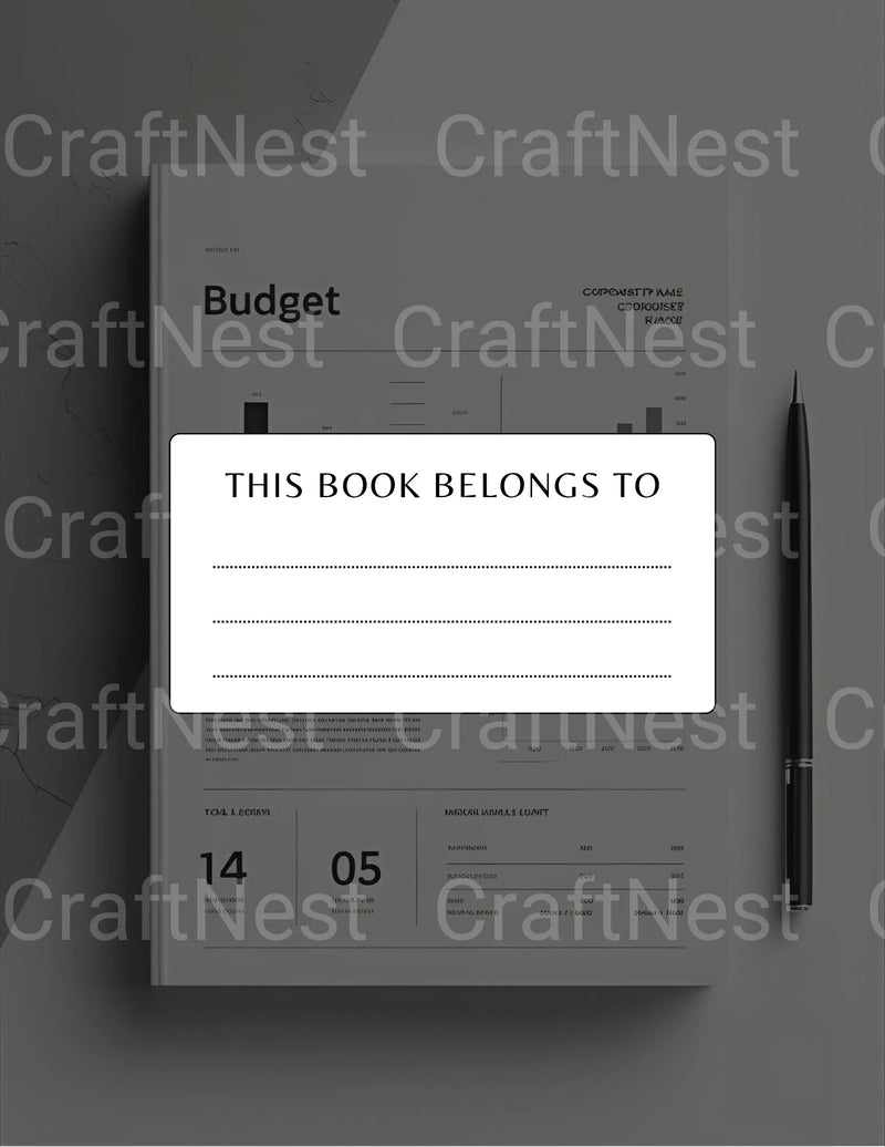 Budget Planner Starting at 100 - CraftNest - Digital Crafting and Art