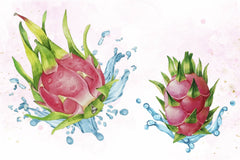 Dragon Fruit Clipart Bundle 1 - CraftNest - Digital Crafting and Art