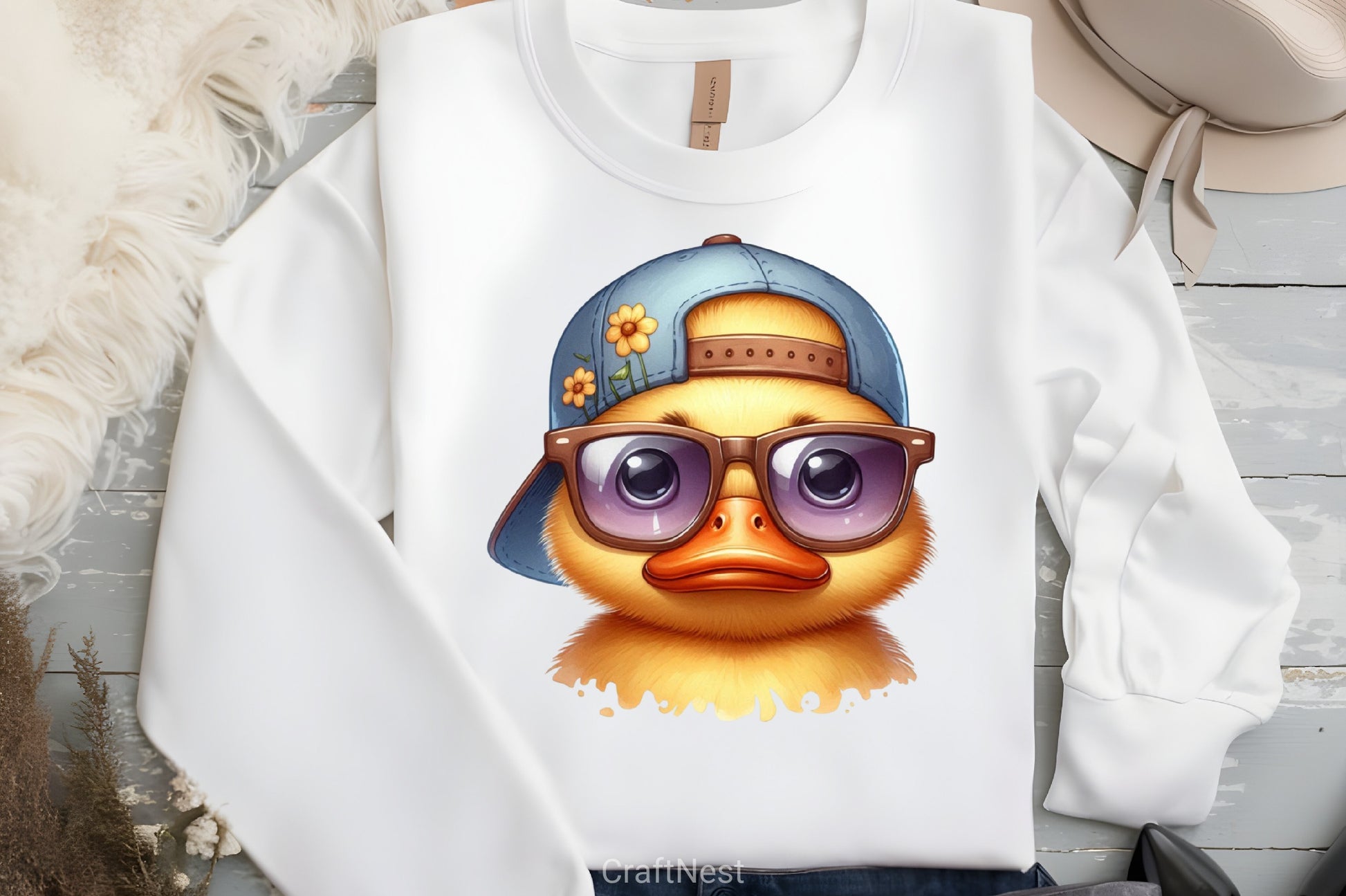 Funny Cute Duck Clipart Bundle - CraftNest - Digital Crafting and Art