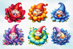 Sleeping Baby Gnome Clipart Bundle - CraftNest - Digital Crafting and Art