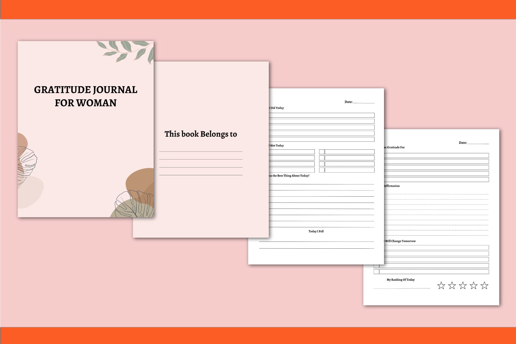 Gratitude Journal for Women