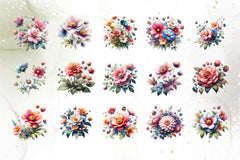 Floral Clipart Bundle - CraftNest - Digital Crafting and Art