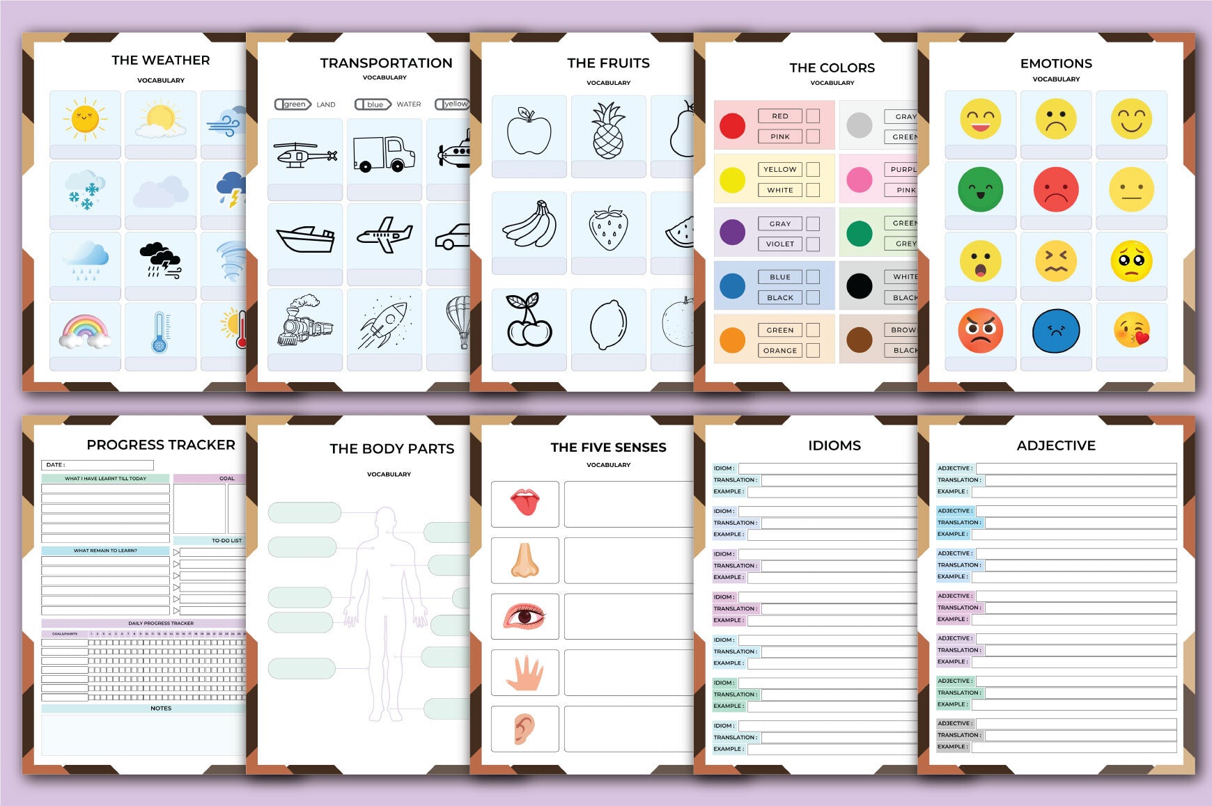 Language Learning System Planner