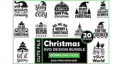 Christmas SVG Bundle 14 - CraftNest - Digital Crafting and Art