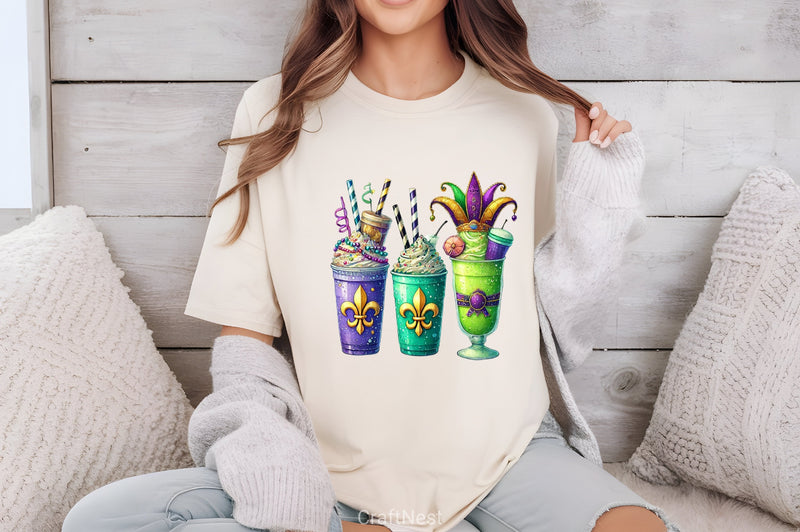 Mardi Gras Drink Clipart Bundle - CraftNest - Digital Crafting and Art