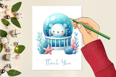 Pastel Cute Mermaid Clipart Bundle 5 - CraftNest - Digital Crafting and Art