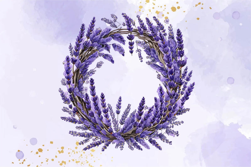 Lavender Wreath Clipart Bundle - CraftNest - Digital Crafting and Art