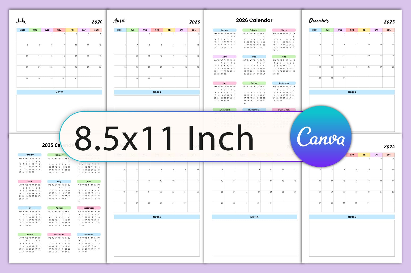 Cleaning Schedule Planner Editable Template