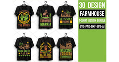 Farmhouse T Shirt Bundle 6 - CraftNest - Digital Crafting and Art