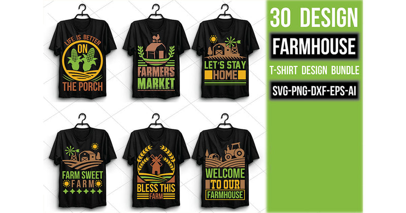Farmhouse T Shirt Bundle 6 - CraftNest - Digital Crafting and Art